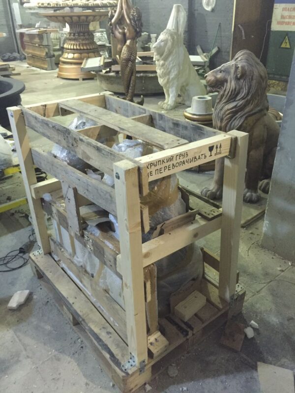 Скульптуры львов в Белгороде 4 Доставка скульптур львов в Белгород