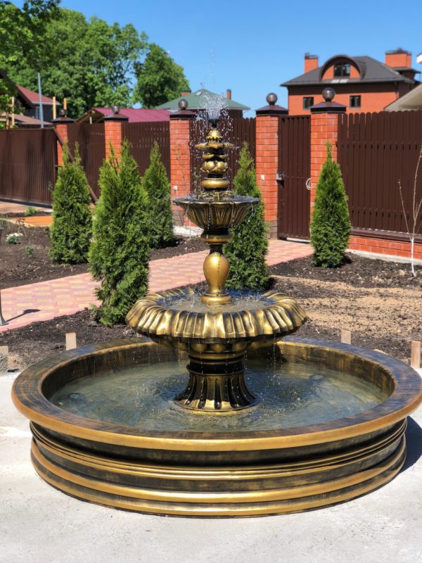 Парковый фонтан в жилом дворе района Печатники. Москва 15 IMG 0642