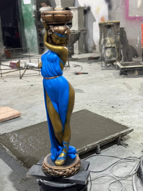 Скульптура Афродита в синем 10 afrodita ral 5010 3