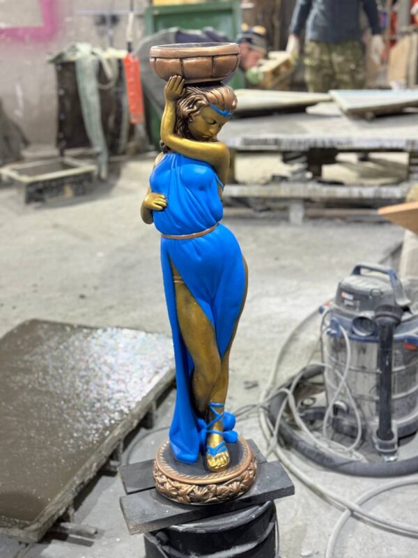 Скульптура Афродита в синем 12 afrodita ral 5010 5