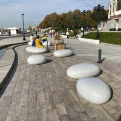 Валун овальный для парка