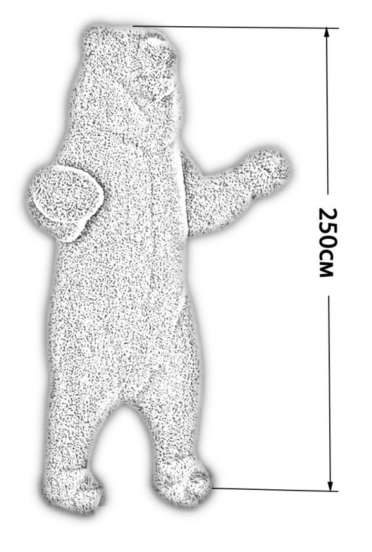размер медведя