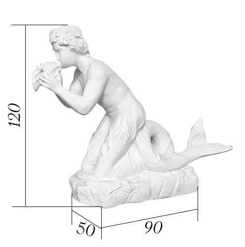 статуя тритона