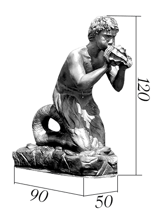 статуя Тритон (Бронза)