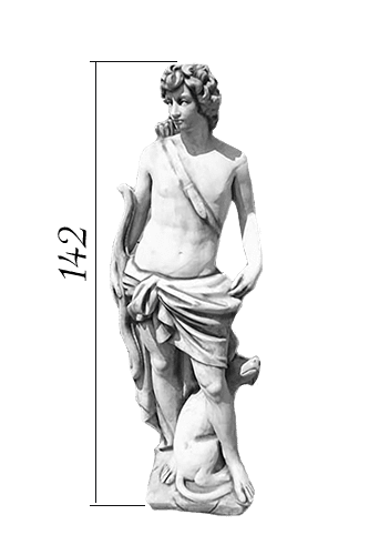 статуя Скульптура античная Апполон с собакой