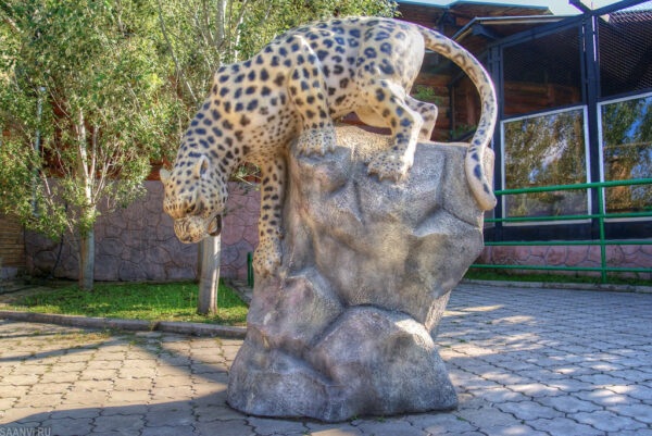 Фигурка садовая Снежный барс (170 см) 14 figurka sadovaya leopard 170 sm 8