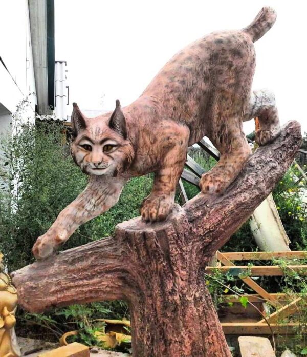 Скульптура садовая Рысь (160 см) 9 figurka sadovaya rys 160 sm 2