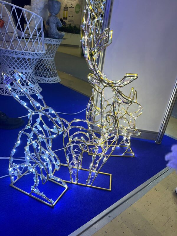 Световая фигура Сказочный зайчик (45 см и 63 см) 7 Световая фигура заяц