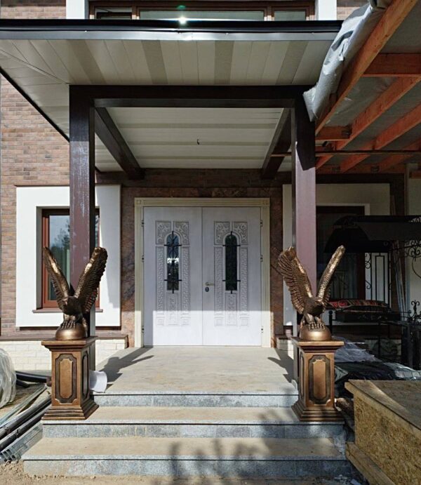 Тумба столб из бетона в бронзе (60 см) 8 tumba stolb iz betona 60 sm 1