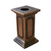 Тумба столб из бетона в бронзе (60 см)
