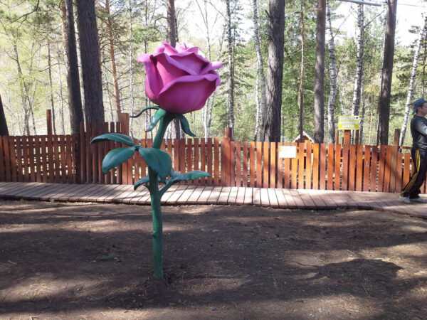 Скульптура садовая Роза 13 skulptura sadovaya roza 7