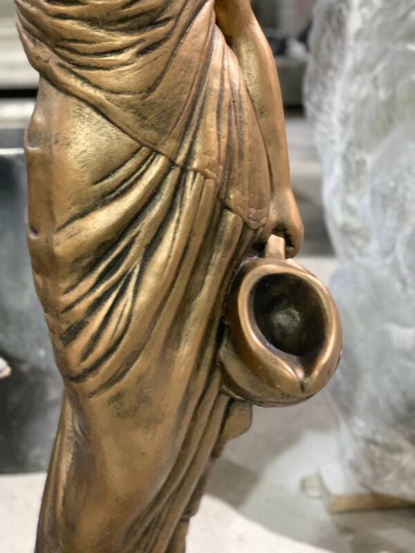 Скульптура Девушка с кувшинами (бронза) 7 Девушка с кувшином в бронзе (3)