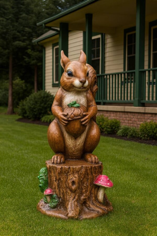 скульптура белка для участка