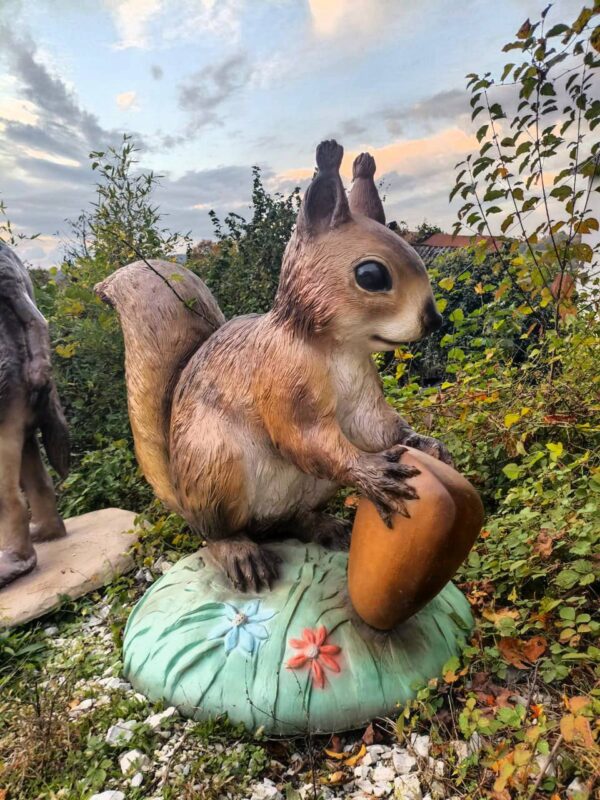 Фигурка садовая-Бельчонок с орехом (130 см) 6 figurka sadovaya belchonok s orehom 130 sm 1
