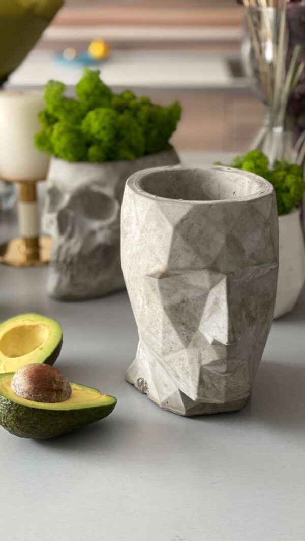 голова полигональная