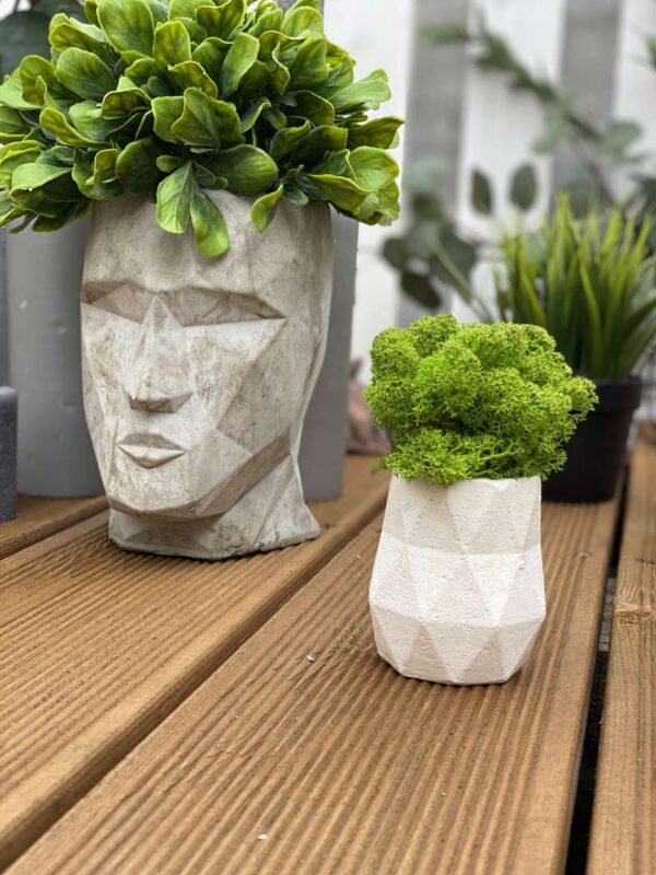 Кашпо-горшок Полигональное (мини) 7 сапфиры