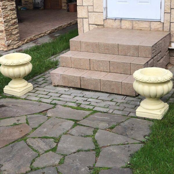 Садовый вазон из бетона - Римская чаша. Бежевый (48,5 см) 9 photo 2023 05 11 00 29 20 2