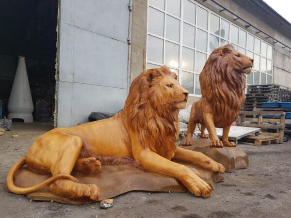 Скульптура лежачего льва 14 лежачий лев