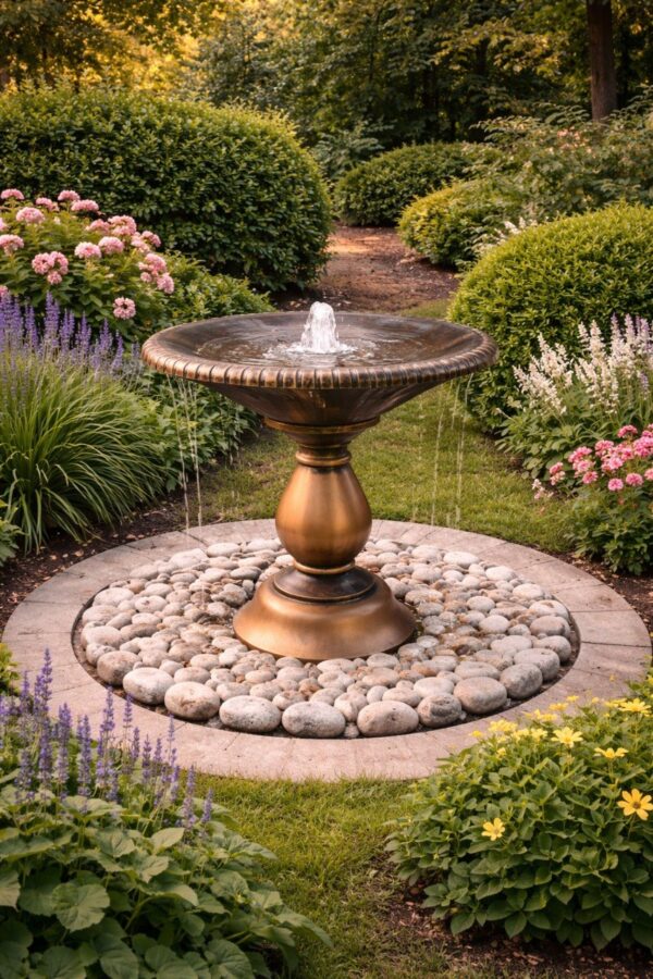 Alternative view of Фонтанчик садовый Аркадиан малый (бронза) H110