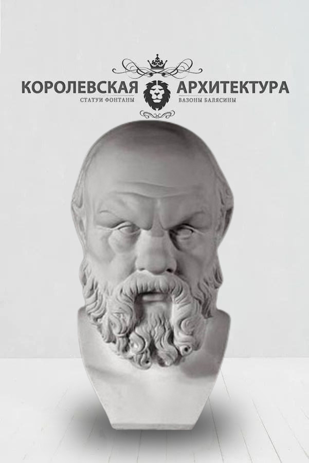 Купить Голова гипс Сократ ( 38.5 см) в Ижевске