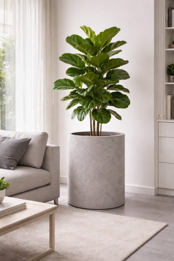 Alternative view of Кашпо цилиндрическое Детройт Ø65 H80