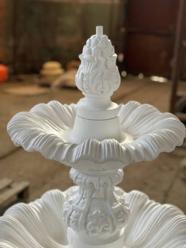 Фонтан классический двухъярусный белый 7 fontan dvuhyarunyj 3