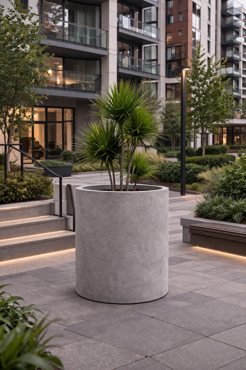 Кашпо Детройт Ø80 H 100 см 1 Кашпо Детройт для современных ЖК