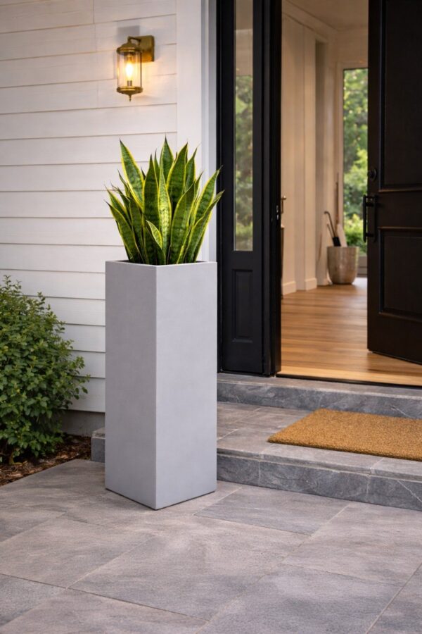 Alternative view of Кашпо прямоугольное Финикс H70