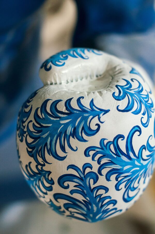 Бюст Геракл в расписных перчатках, синий цвет 17 photo 5271862495604229415 w