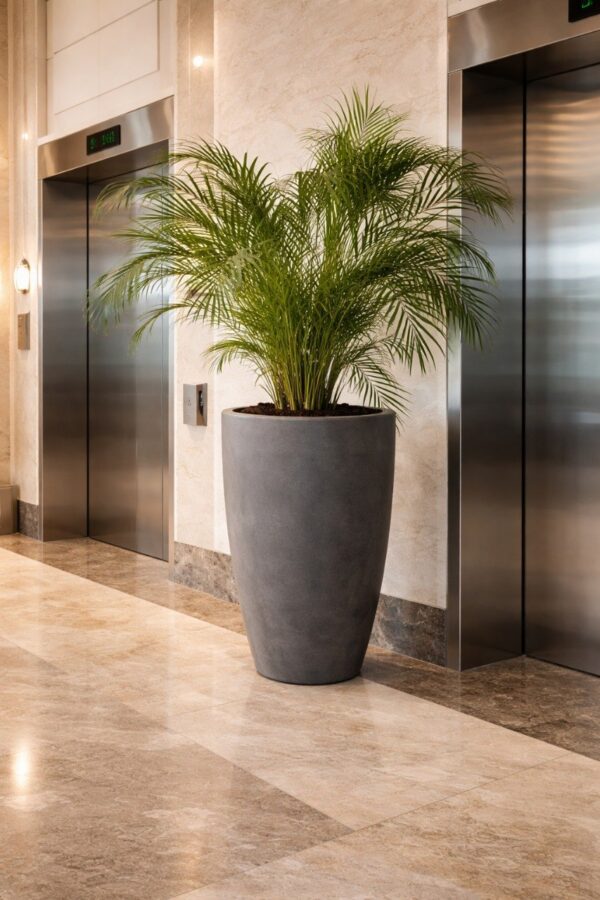 Alternative view of Лофтовый вазон Бостон Ø52 H71 см