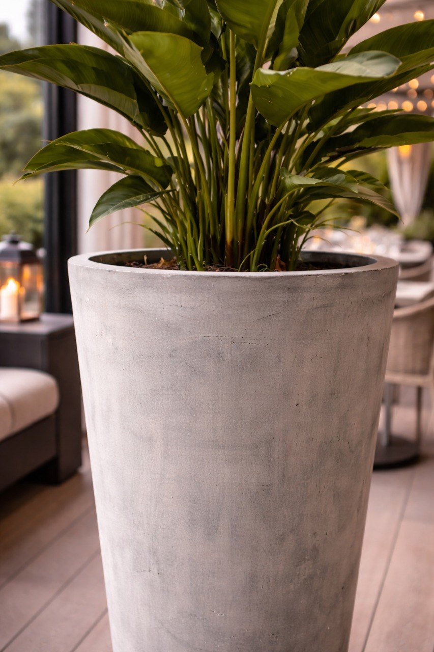 Лофтовый вазон Бостон Ø60 H90 2 Лофтовый вазон Бостон Ø60 H90 — изображение 2