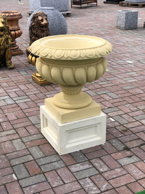 Вазон классический средний (бежевый) 8 vazon klassicheskij srednij 65 sm 1