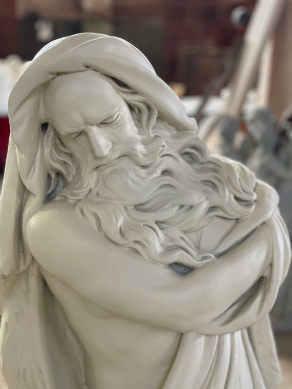 Скульптура Посейдона (бежевый) 11 skulptura posejdona 127 sm. bezhevyj 2