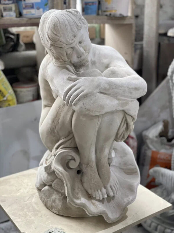 Скульптура Девушка на ракушке 5 skulptura devushka na rakushke 80 sm 2