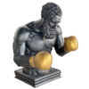 Бюст Геракл в золотых перчатках,черный цвет (90 см)