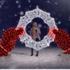 Световая фигура Рамка с варежками