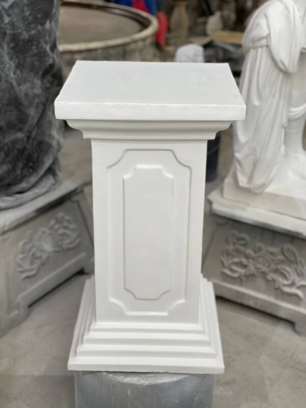 Тумба столб из бетона в белом (60 см) 9 tumba stolb iz betona v belom 60 sm 3