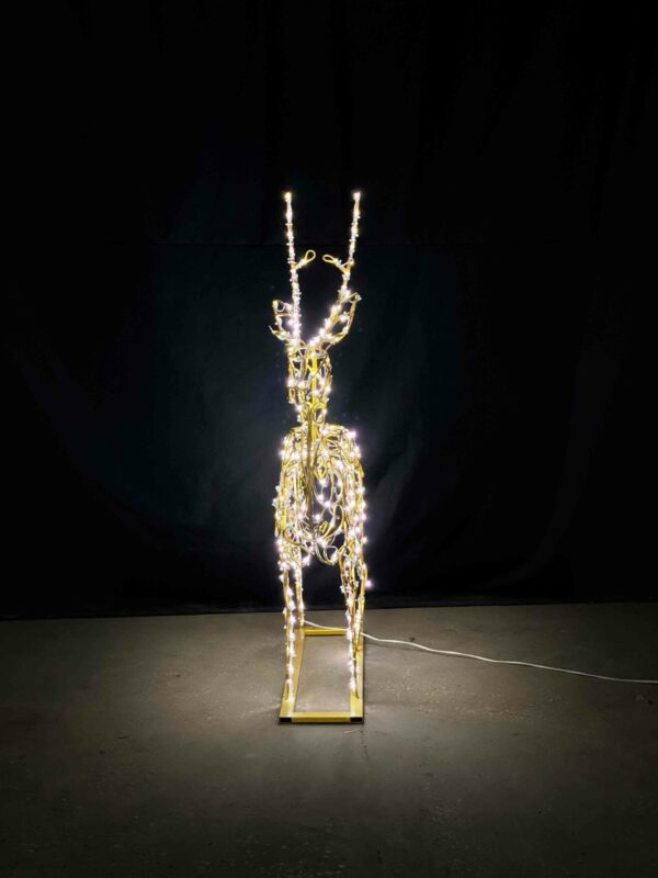 Световая фигура Рождественский олень малый (160 см) 12 малый рождественский олень