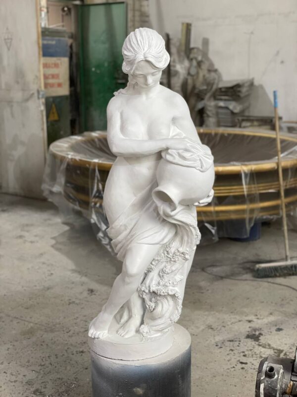 Скульптура Нимфа с Кувшином (белый) 13 photo1661614168 2