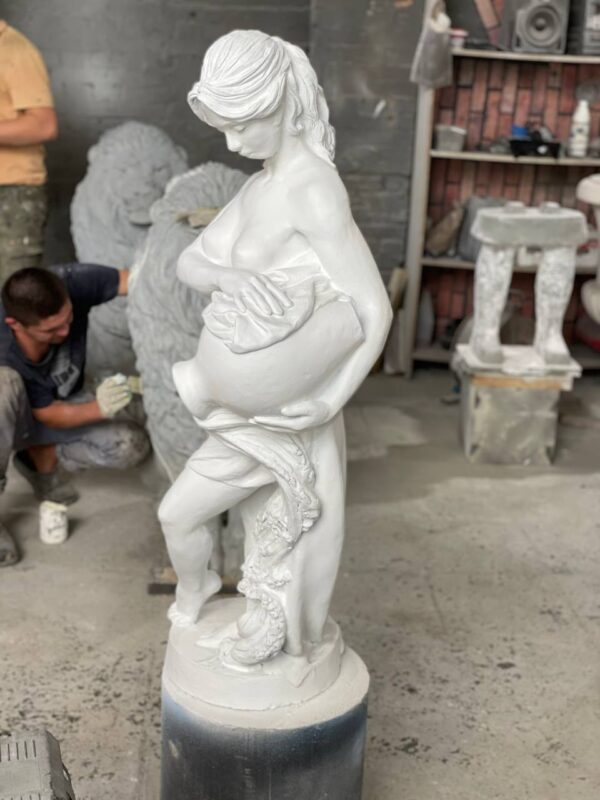 Скульптура Нимфа с Кувшином (белый) 14 photo1661614168 4
