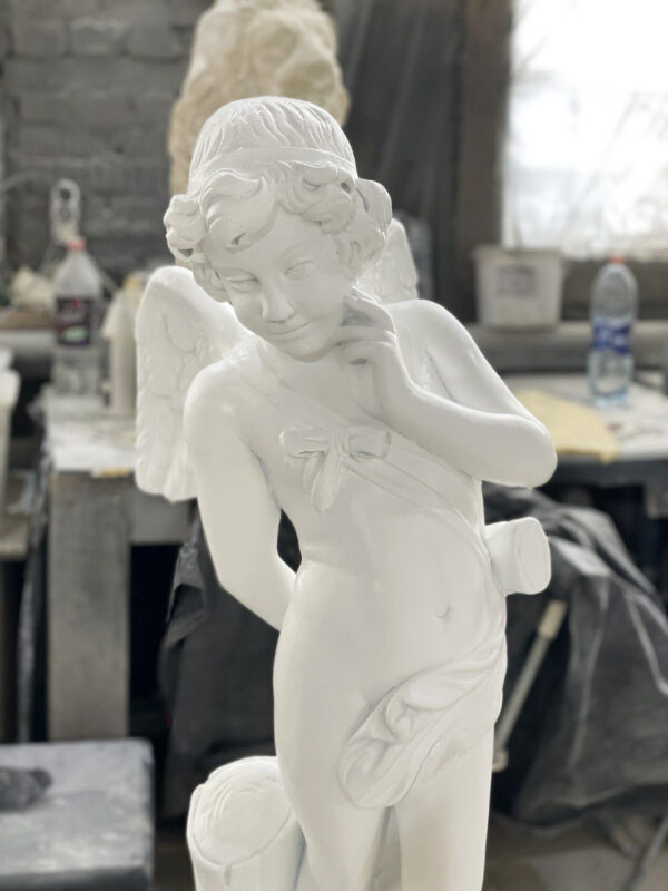 Скульптура Купидон (белый) 17 photo1669124033