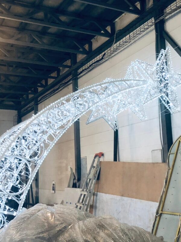 Световая фигура Падающая звезда (300 см) 17 photo1670861102 4