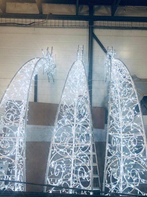 Световая фигура Падающая звезда (300 см) 12 photo1670861102