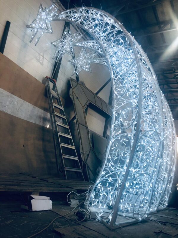 Световая фигура Падающая звезда (300 см) 14 photo1670861102 7