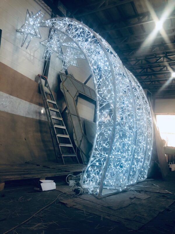 Световая фигура Падающая звезда (300 см) 13 photo1670861102 8