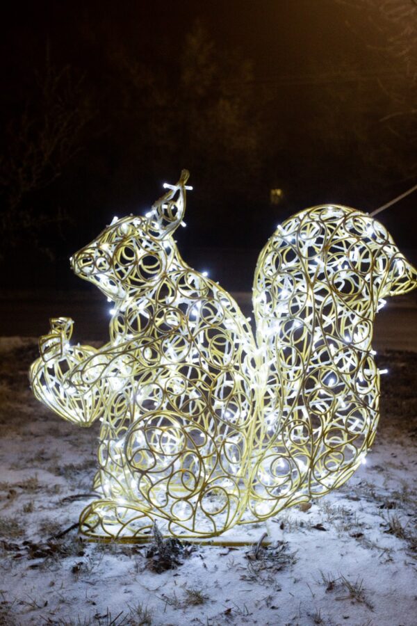 Световая фигура Белка (90 см) 8 photo1670934003