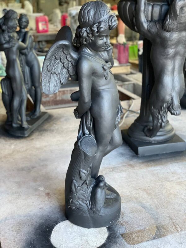 Скульптура Купидон. Черный (110 см) 12 skulptura kupidon. chernyj 110 sm 1