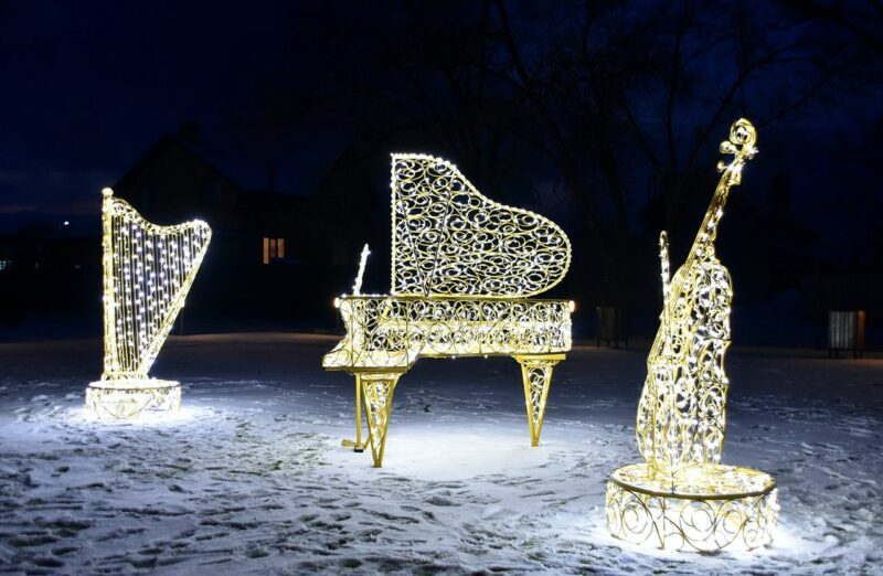 Световая фигура Арфа (170 см) 16 svetovaya figura arfa1