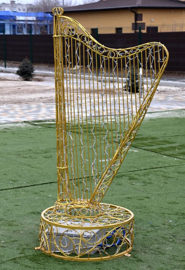 Световая фигура Арфа (170 см) 12 svetovaya figura arfa3