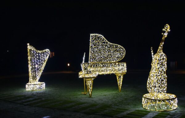 Световая фигура Арфа (170 см) 13 svetovaya figura arfa5